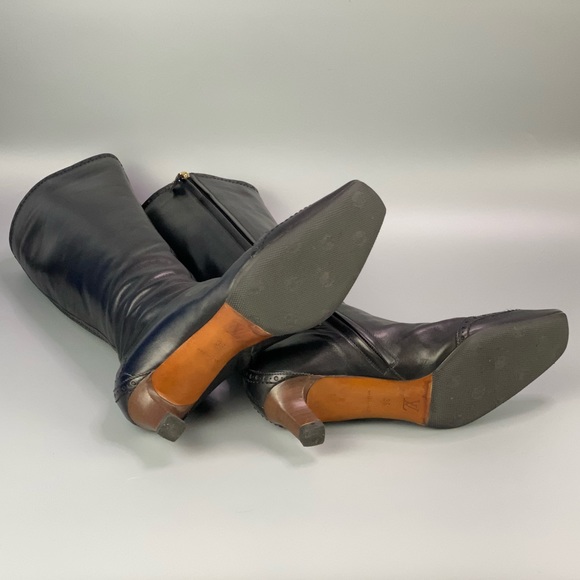 Authentic Louis Vuitton Leather Boots - Picture 10 of 12